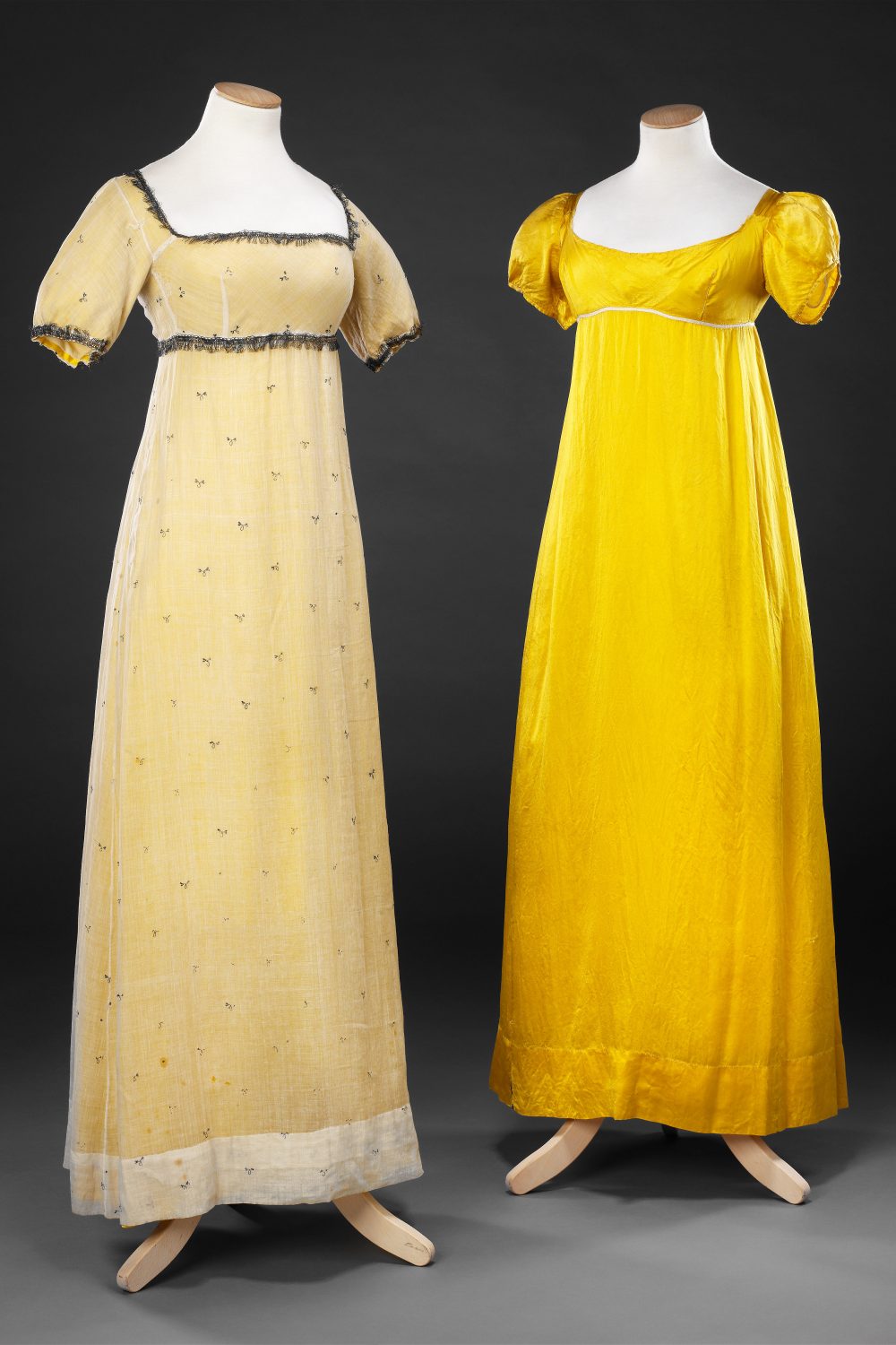 Dress c. 1810 and Underdress c. 1815