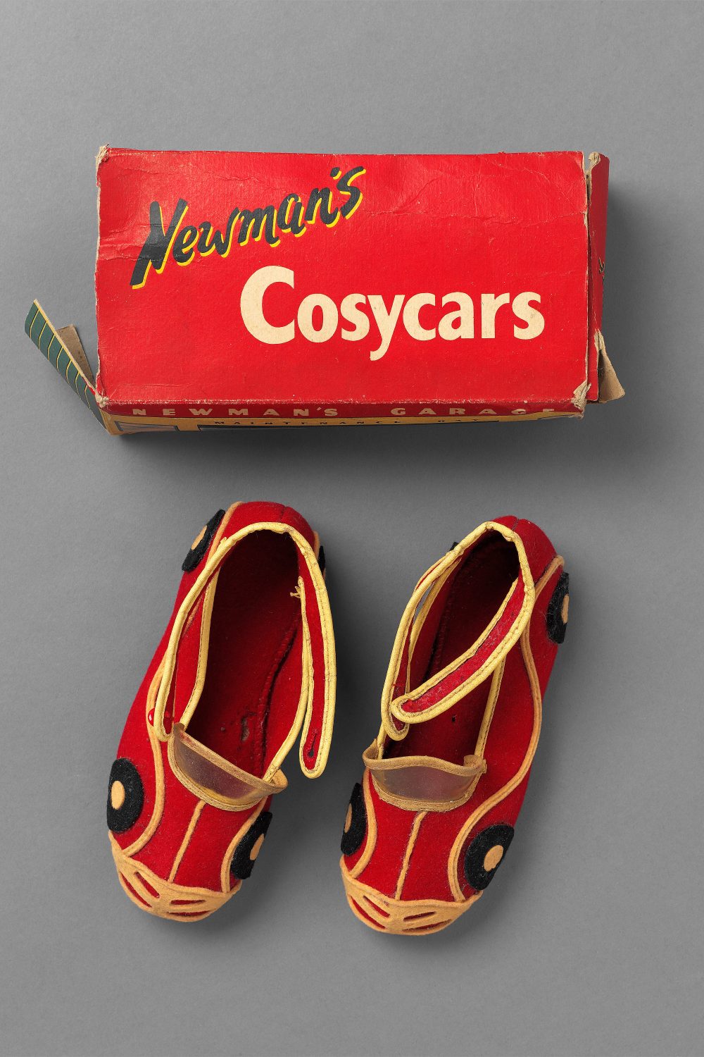 Child’s Slippers and Shoebox